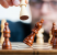 chess board showing strategic move