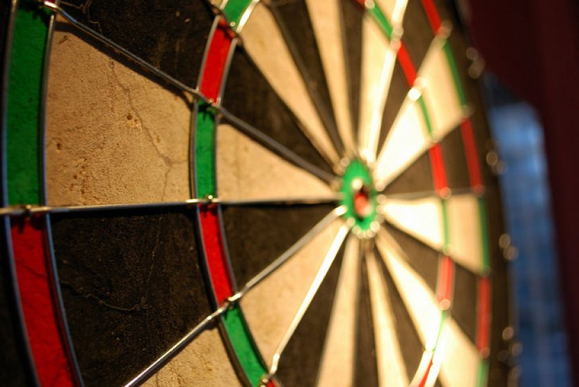 image of dart board