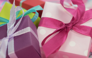 gift wrapped packages